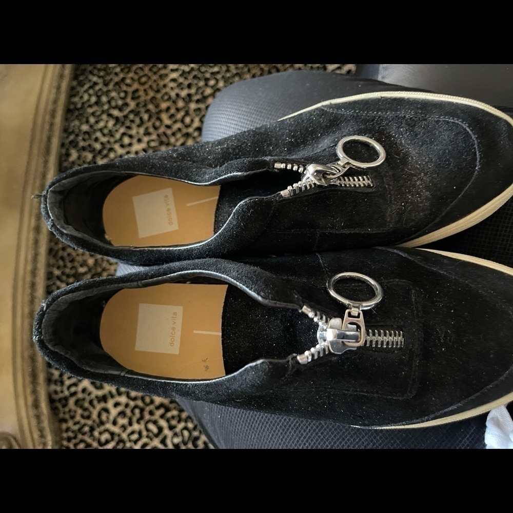 Dolce vita black slip on shoes - Picture 5 of 9
